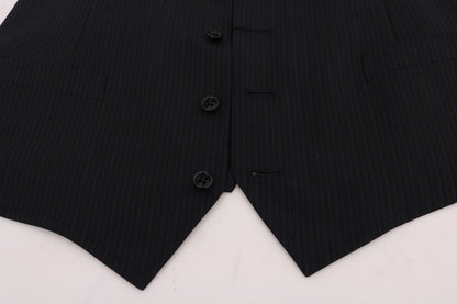Chaleco de lana a rayas Dolce & Gabbana Negro STAFF