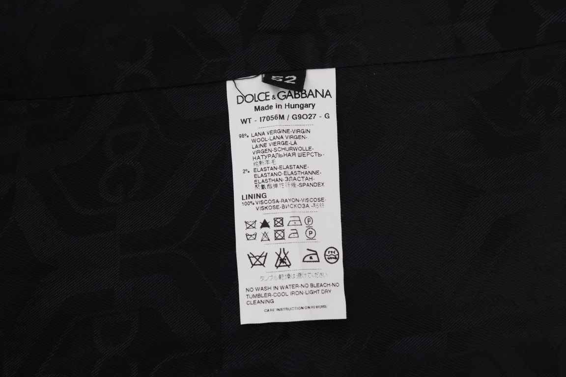 Chaleco de lana a rayas Dolce & Gabbana Negro STAFF