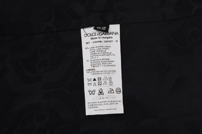 Chaleco de lana a rayas Dolce & Gabbana Negro STAFF