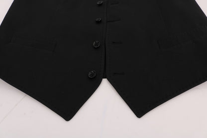 Débardeur en Coton Noir Dolce & Gabbana STAFF