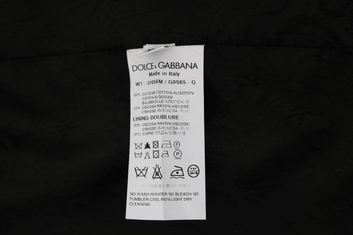 Débardeur en Coton Noir Dolce & Gabbana STAFF