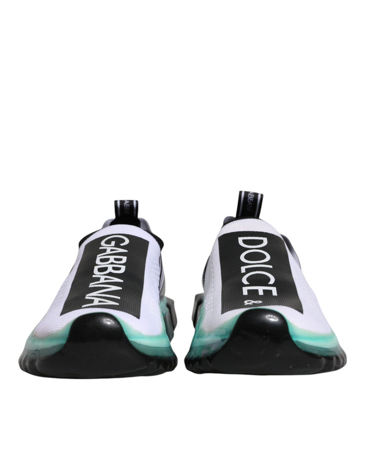 Zapatillas sin cordones Dolce & Gabbana Sorrento blancas y azules