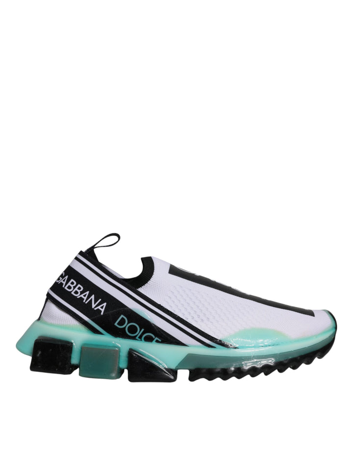 Zapatillas sin cordones Dolce & Gabbana Sorrento blancas y azules