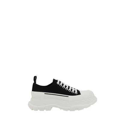 Zapatillas gruesas de algodón negro Alexander McQueen