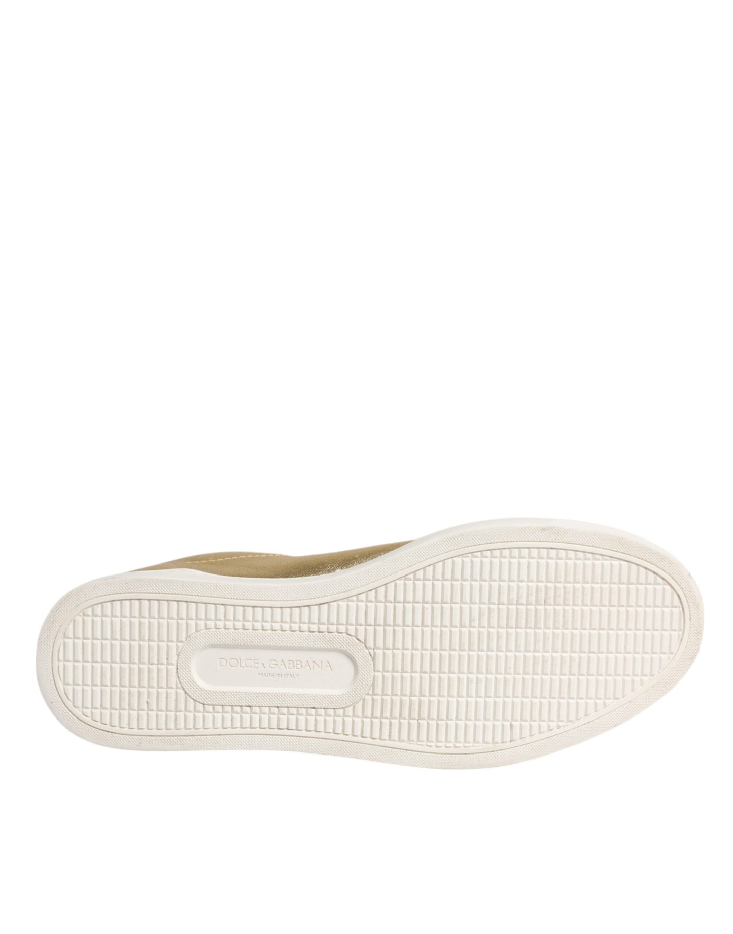 Dolce & Gabbana Baskets Hommes Cuir Or Logo London