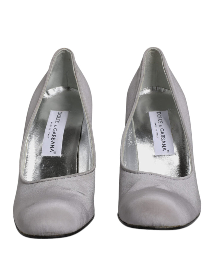 Chaussures à talons hauts Dolce & Gabbana en daim gris
