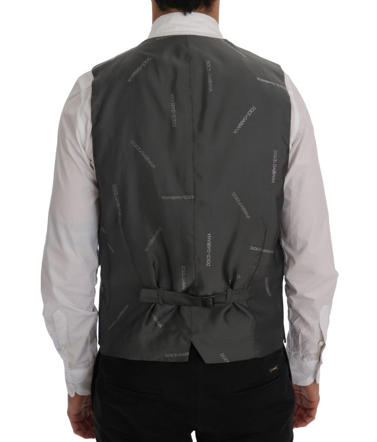 Gilet Dolce & Gabbana gris en coton et rayonne STAFF