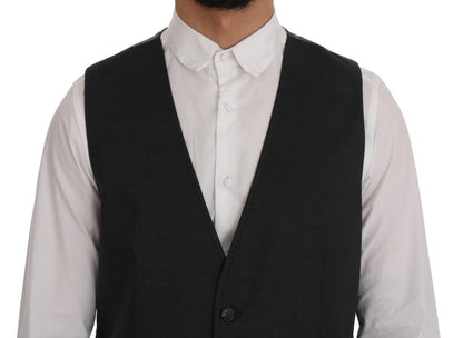 Gilet Dolce & Gabbana gris en coton et rayonne STAFF