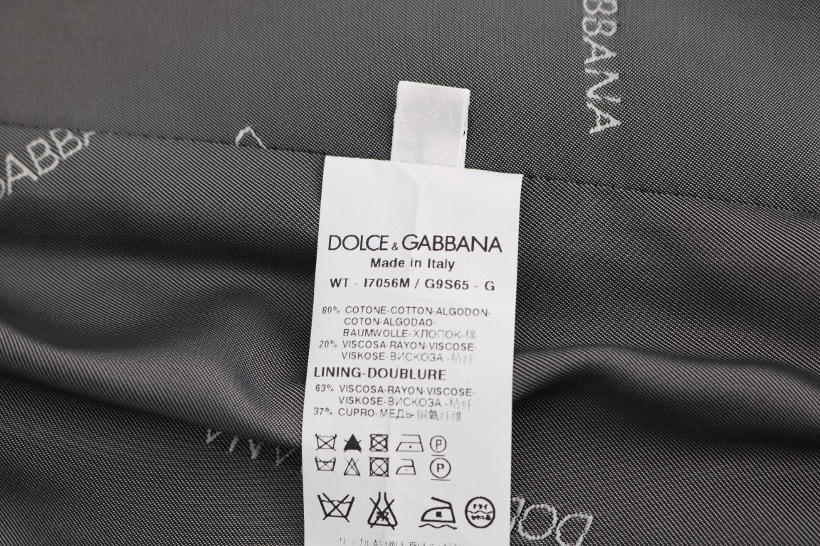 Gilet Dolce & Gabbana gris en coton et rayonne STAFF