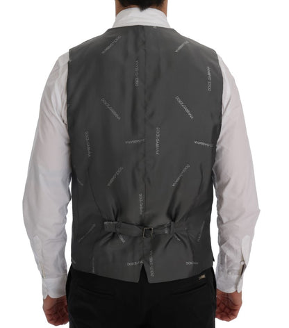 Gilet Dolce & Gabbana gris en coton et rayonne STAFF