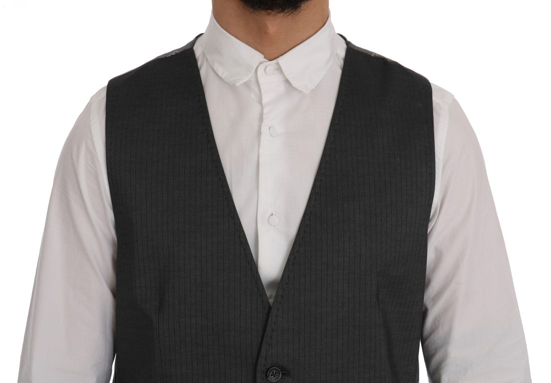 Gilet Dolce & Gabbana gris en coton et rayonne STAFF