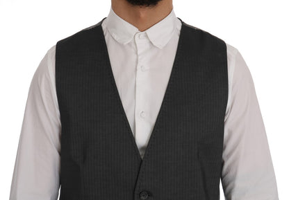 Gilet Dolce & Gabbana gris en coton et rayonne STAFF
