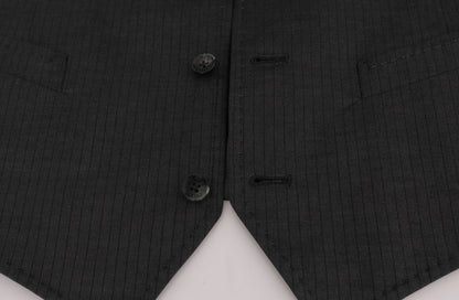 Gilet Dolce & Gabbana gris en coton et rayonne STAFF