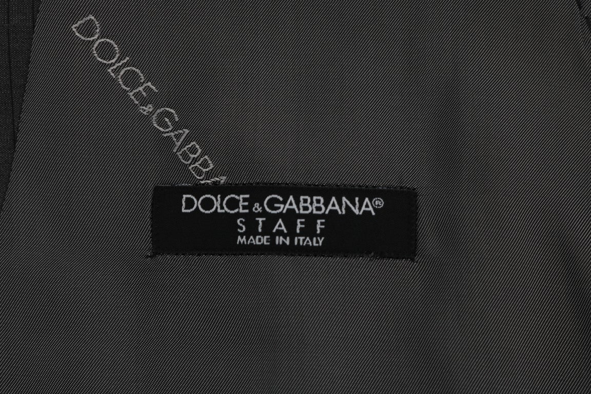 Gilet Dolce & Gabbana gris en coton et rayonne STAFF