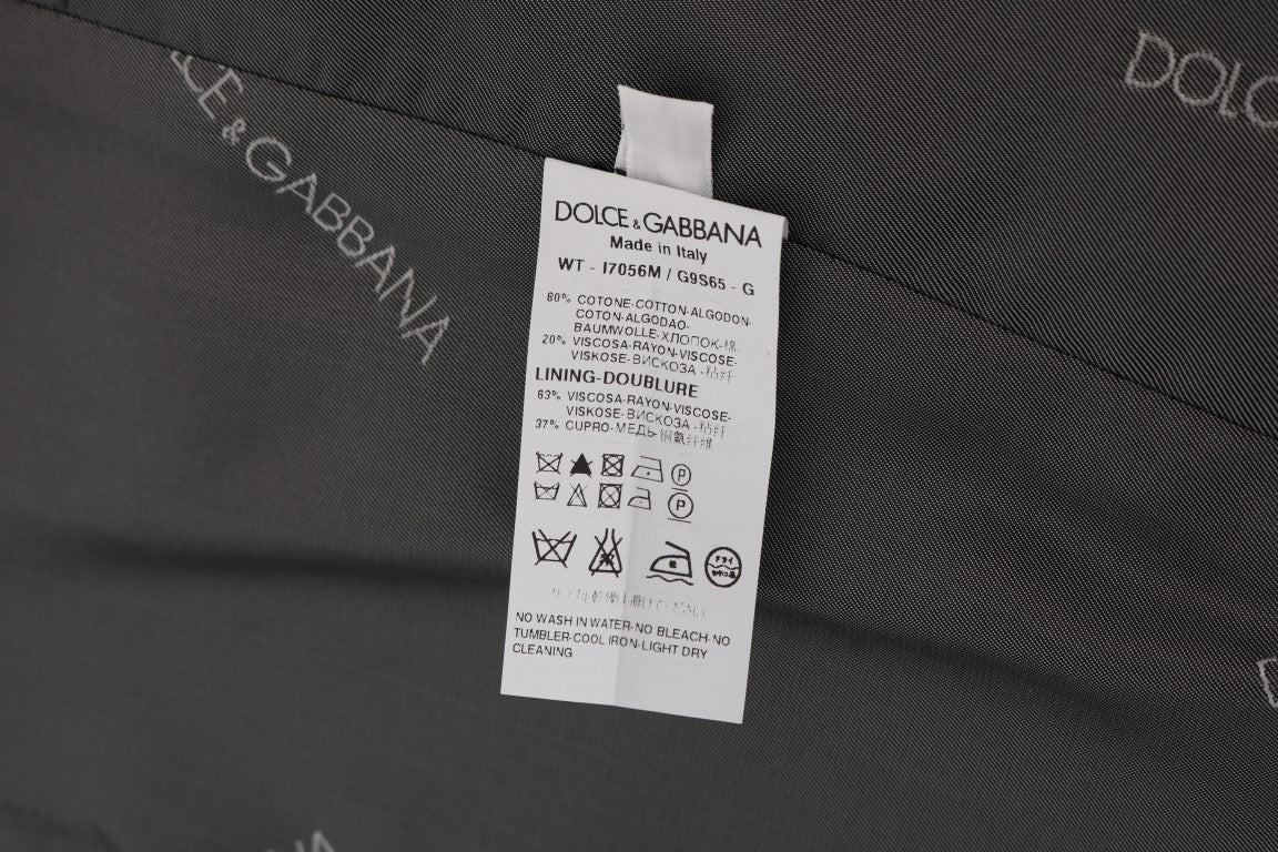 Gilet Dolce & Gabbana gris en coton et rayonne STAFF
