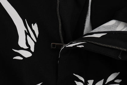 Pantalon Dolce & Gabbana Tree en coton stretch noir