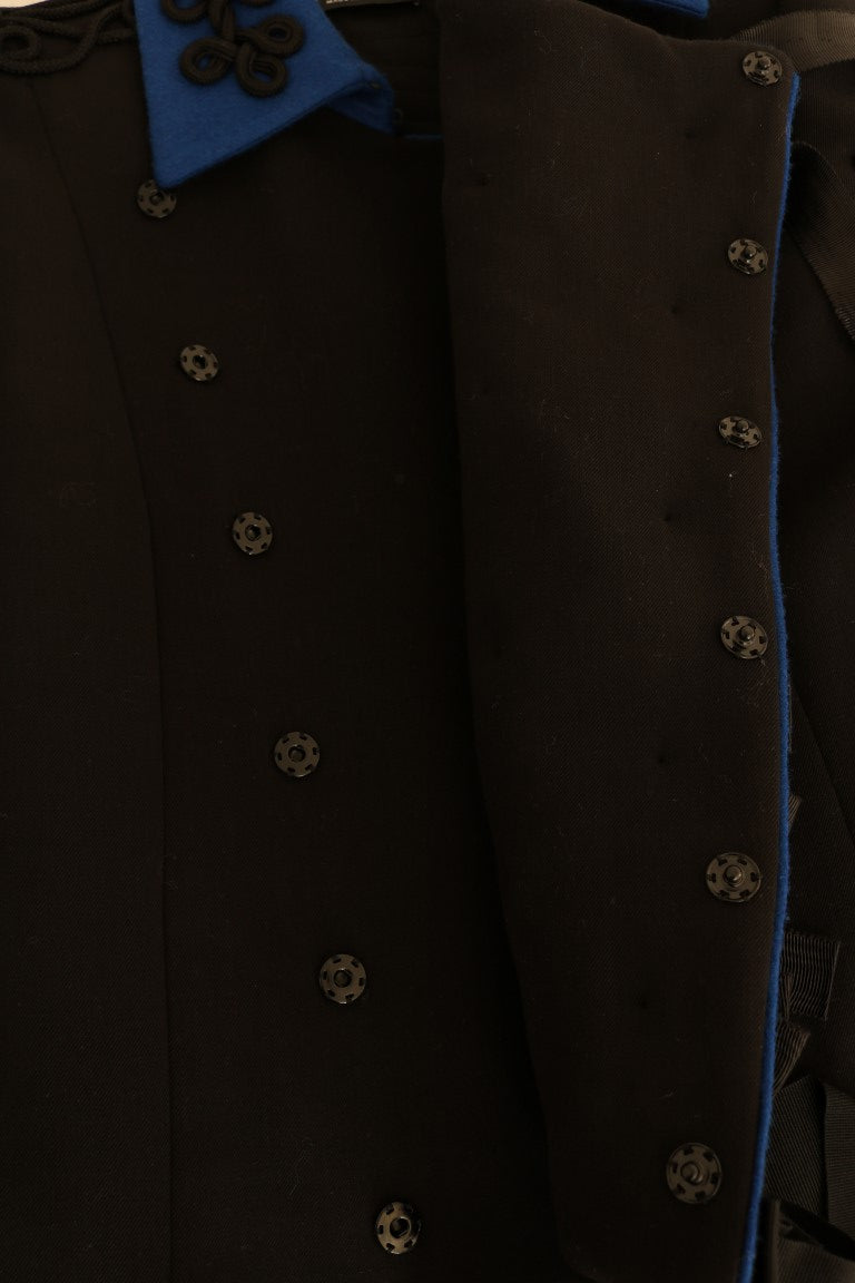 Trench-coat Dolce & Gabbana en laine noire