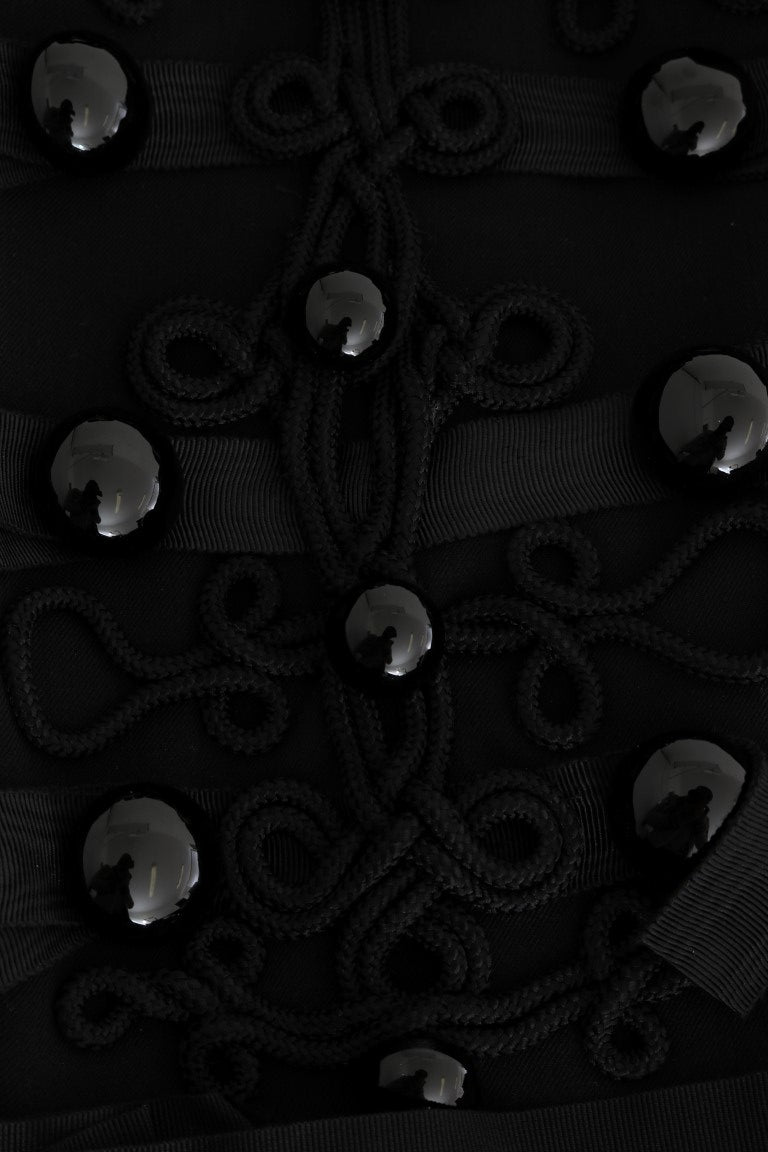 Trench-coat Dolce & Gabbana en laine noire