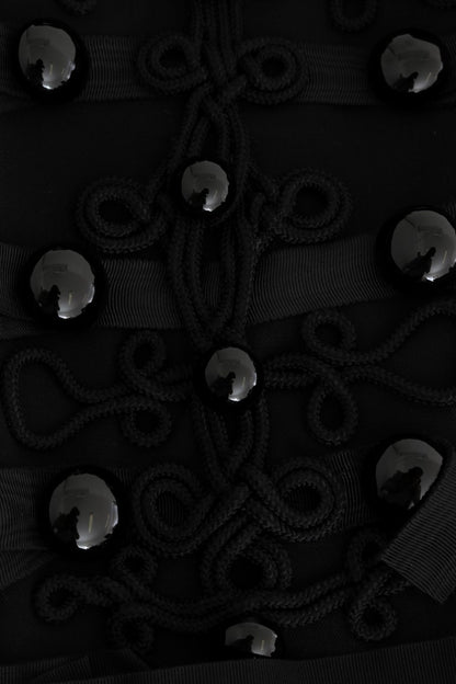 Trench-coat Dolce & Gabbana en laine noire
