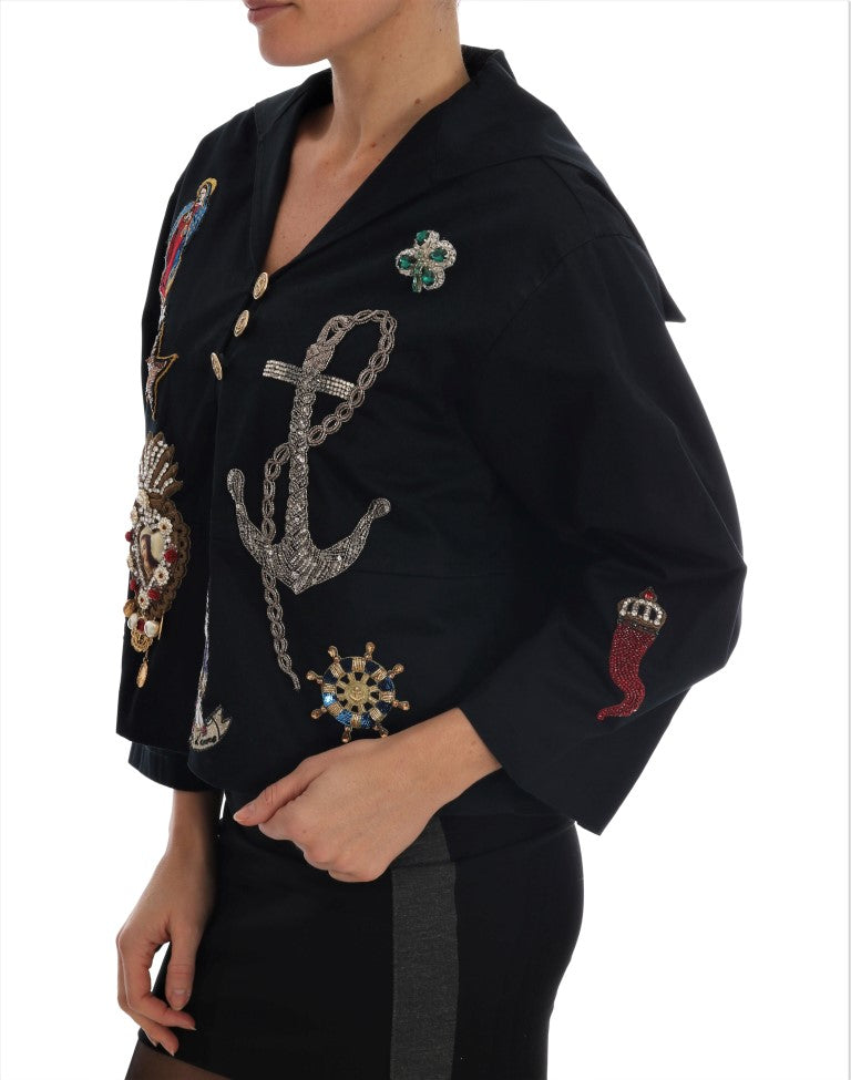 Veste Dolce & Gabbana Blue Crystal MAMMA Sicily