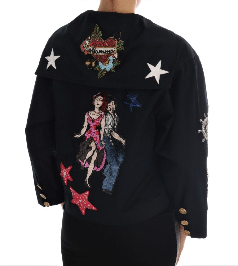 Veste Dolce & Gabbana Blue Crystal MAMMA Sicily