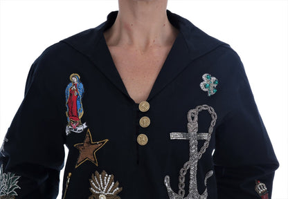Veste Dolce & Gabbana Blue Crystal MAMMA Sicily