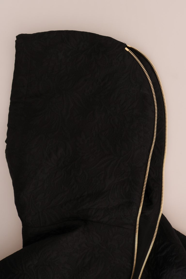 Pull à capuche Dolce & Gabbana « Contes de fées » noir et cristaux