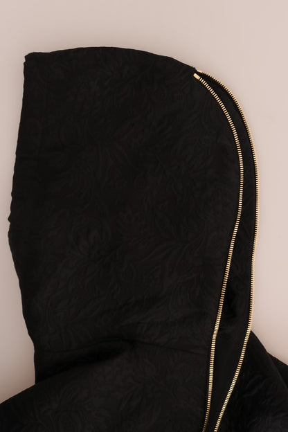 Pull à capuche Dolce & Gabbana « Contes de fées » noir et cristaux