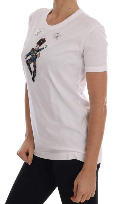 T-shirt Conte de fées en coton blanc Dolce & Gabbana
