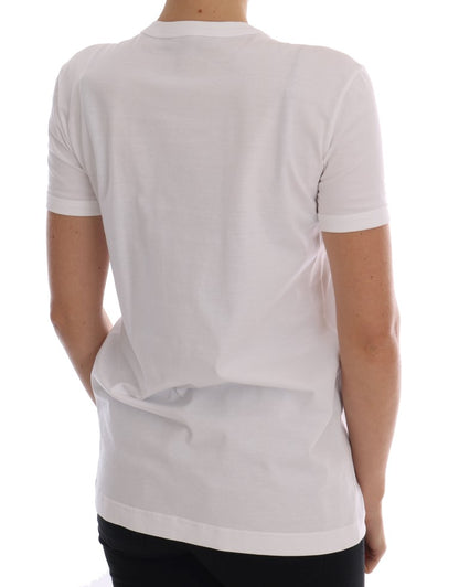T-shirt Conte de fées en coton blanc Dolce & Gabbana