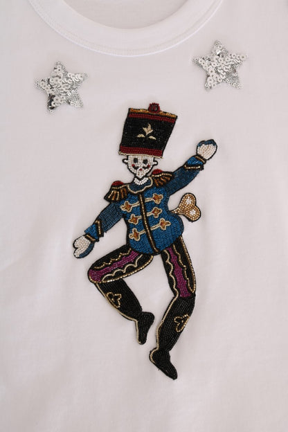 T-shirt Conte de fées en coton blanc Dolce & Gabbana