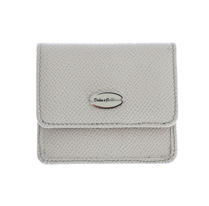 Portefeuille Dolce & Gabbana en Cuir Dauphine Blanc