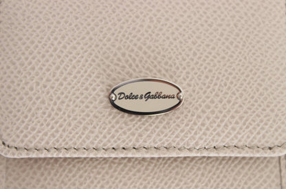 Portefeuille Dolce & Gabbana en Cuir Dauphine Blanc