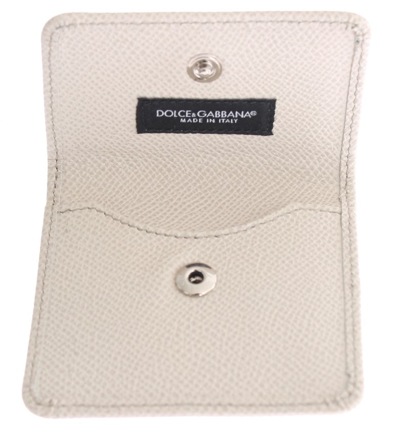 Portefeuille Dolce & Gabbana en Cuir Dauphine Blanc