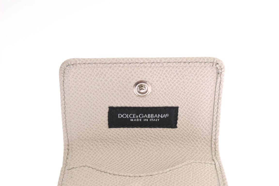 Portefeuille Dolce & Gabbana en Cuir Dauphine Blanc