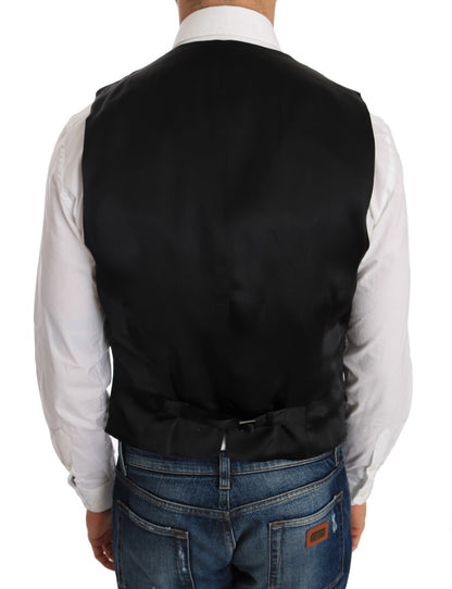 Gilet Dolce & Gabbana en laine et soie noires