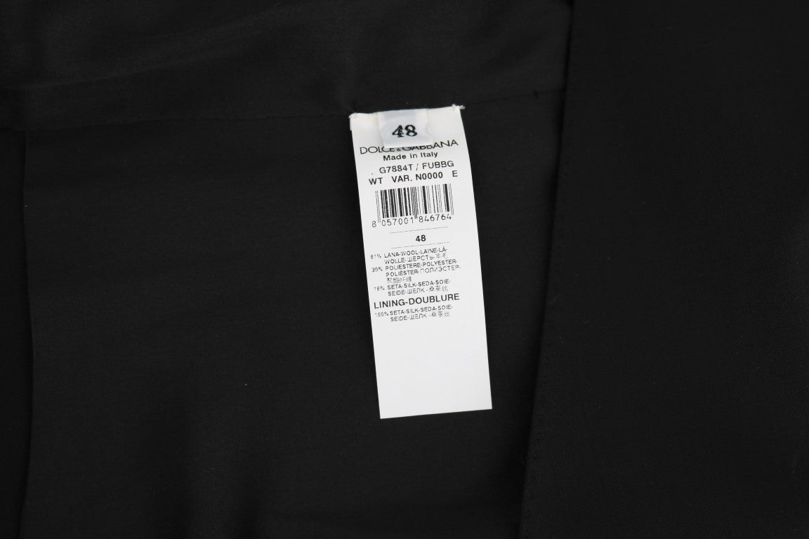 Gilet Dolce & Gabbana en laine et soie noires