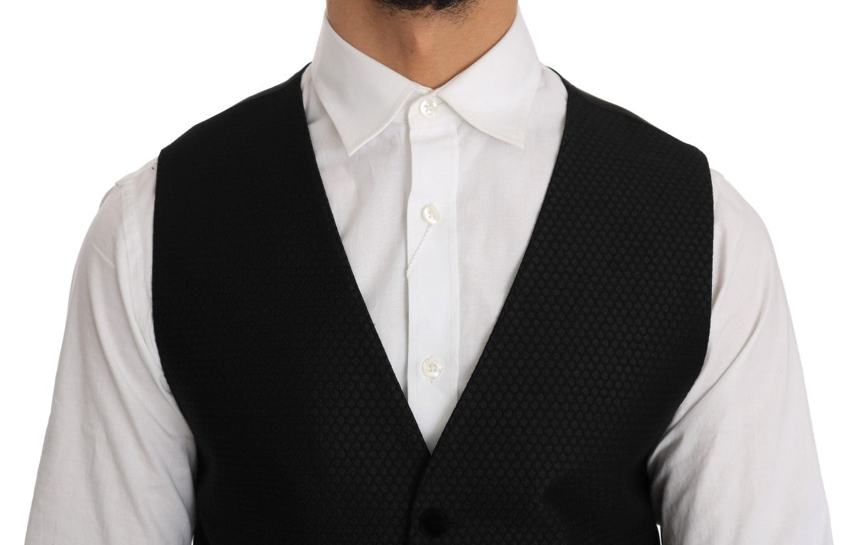 Gilet Dolce & Gabbana motif pois noir