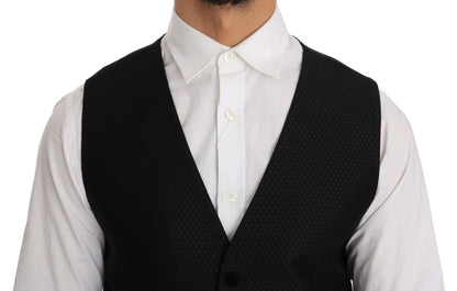 Gilet Dolce & Gabbana motif pois noir