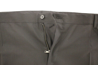 Pantalon plissé Dolce & Gabbana en laine stretch noir