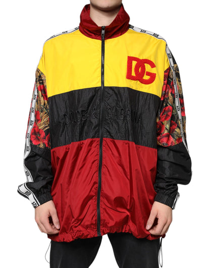 Sudadera Dolce & Gabbana de Hombre con Cremallera Completa y Retales Multicolor