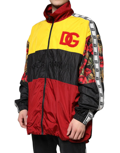 Sudadera Dolce & Gabbana de Hombre con Cremallera Completa y Retales Multicolor
