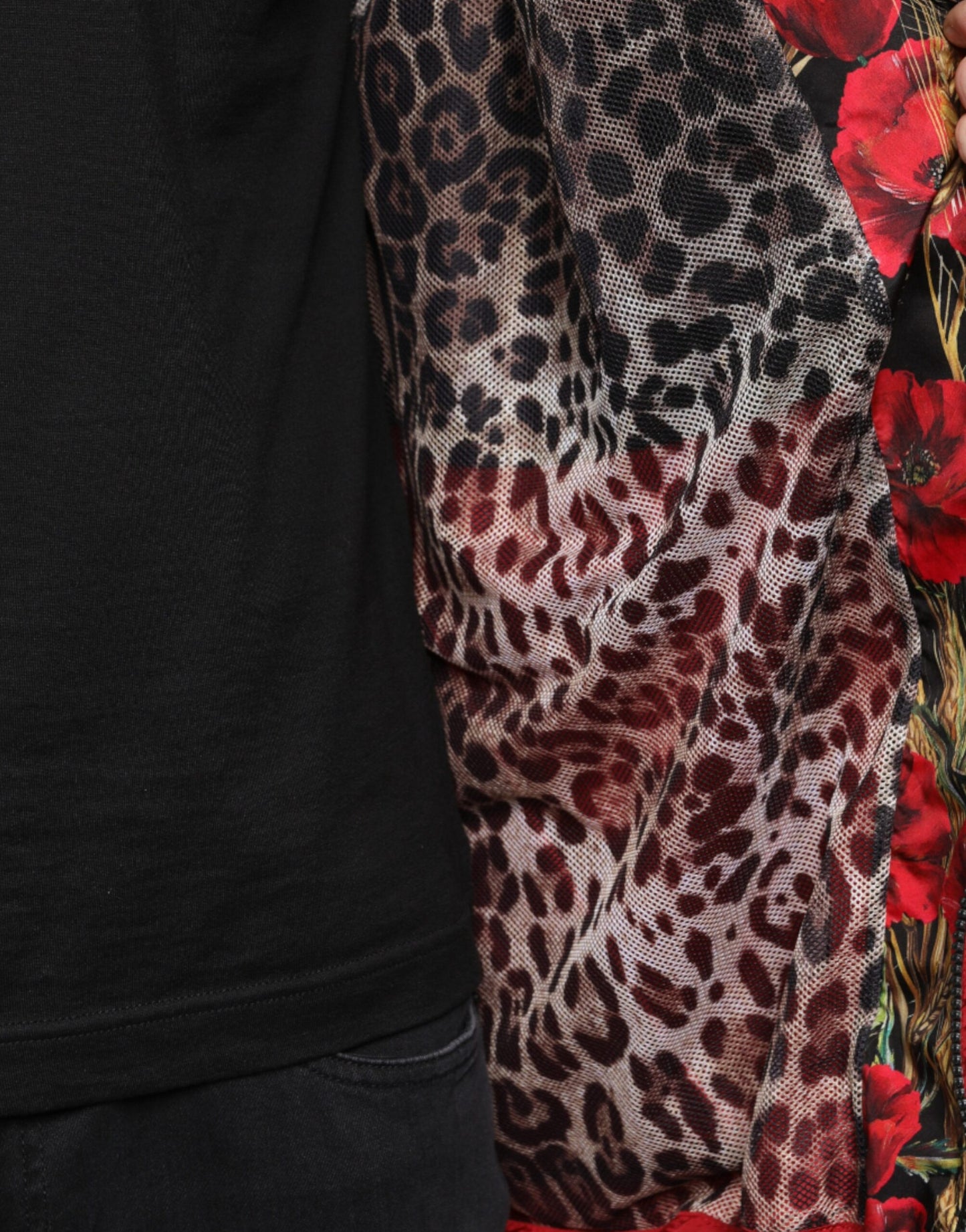 Sudadera Dolce & Gabbana de Hombre con Cremallera Completa y Retales Multicolor