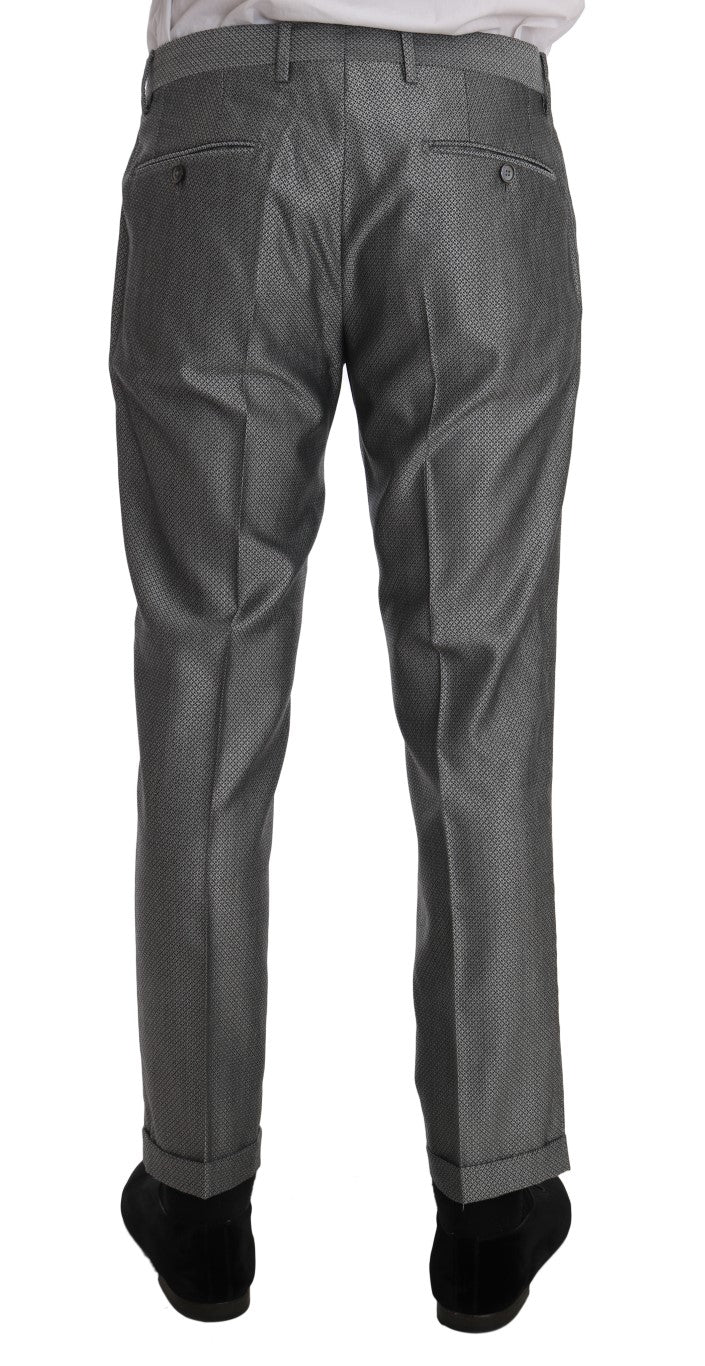 Costume Dolce & Gabbana Noir Ajusté à Cristaux Abeille Stretch