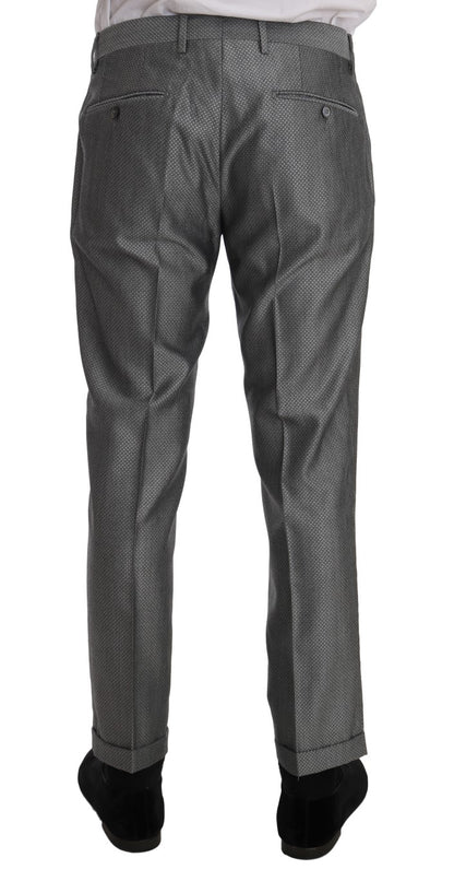 Costume Dolce & Gabbana Noir Ajusté à Cristaux Abeille Stretch