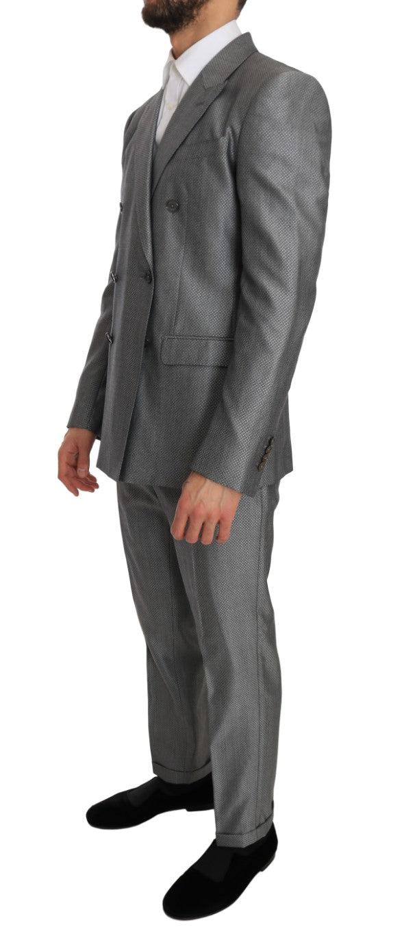 Costume Dolce & Gabbana Noir Ajusté à Cristaux Abeille Stretch