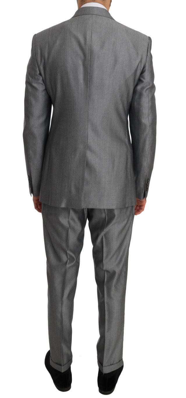 Costume Dolce & Gabbana Noir Ajusté à Cristaux Abeille Stretch