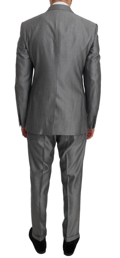 Costume Dolce & Gabbana Noir Ajusté à Cristaux Abeille Stretch
