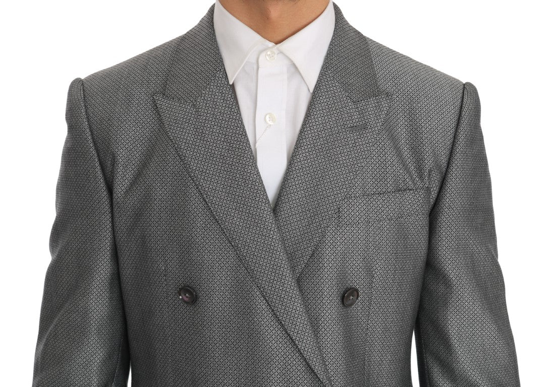 Costume Dolce & Gabbana Noir Ajusté à Cristaux Abeille Stretch