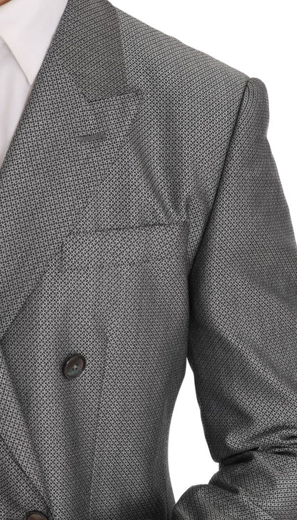 Costume Dolce & Gabbana Noir Ajusté à Cristaux Abeille Stretch